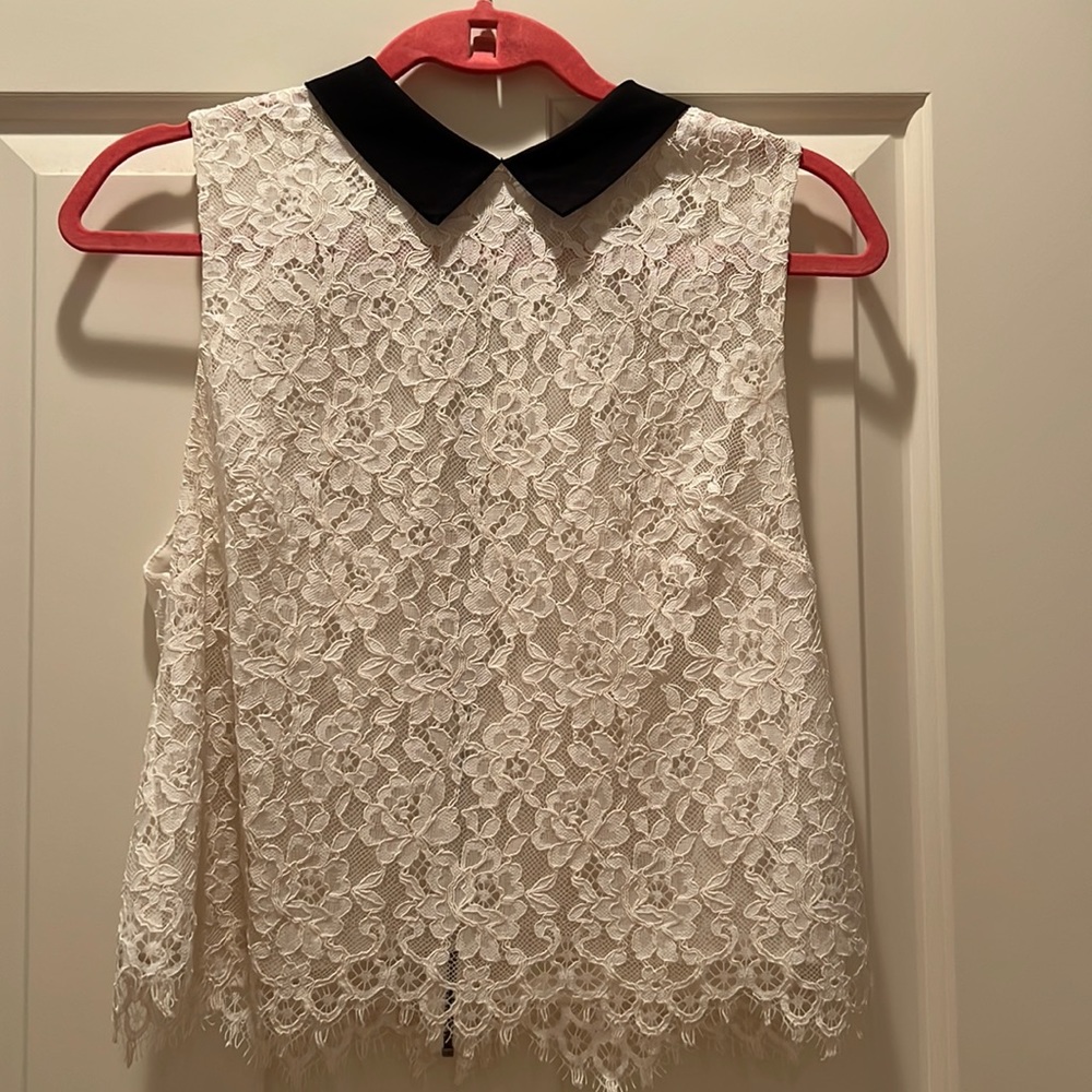 Alice + Olivia lace blouse. Size 10. Great condition.
